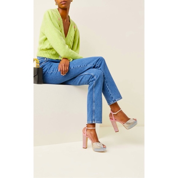 Jimmy Choo Sacaria 120 Crystal Embellished Platform Heeled Sandals size 37 - Picture 3 of 17